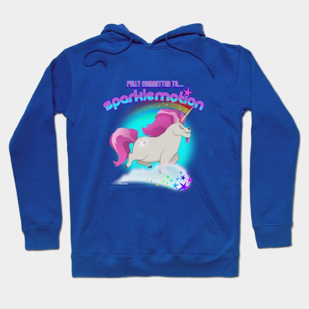 Sparkle Motion Unicorn Hoodie by markpaulik